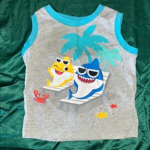 ♥️ Pinkfong Baby Shark Tank Top 3T